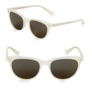 Oliver Peoples white Jard 52MM Cateye Sunglasses